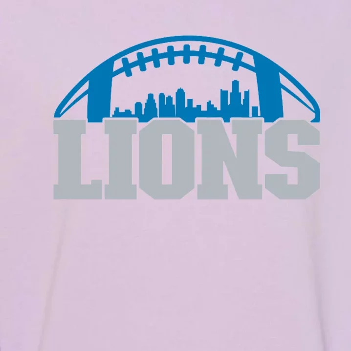 Cool Lions Sports Football With City Garment-Dyed Sweatshirt