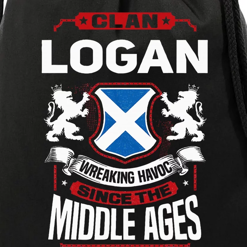 Clan Logan Scottish Surname Family Reunion Scotland Drawstring Bag