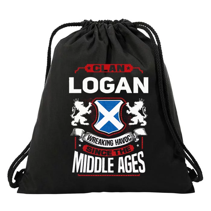 Clan Logan Scottish Surname Family Reunion Scotland Drawstring Bag