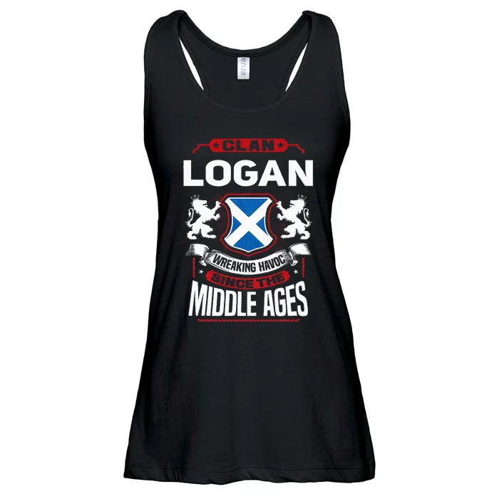 Clan Logan Scottish Surname Family Reunion Scotland Ladies Essential Flowy Tank