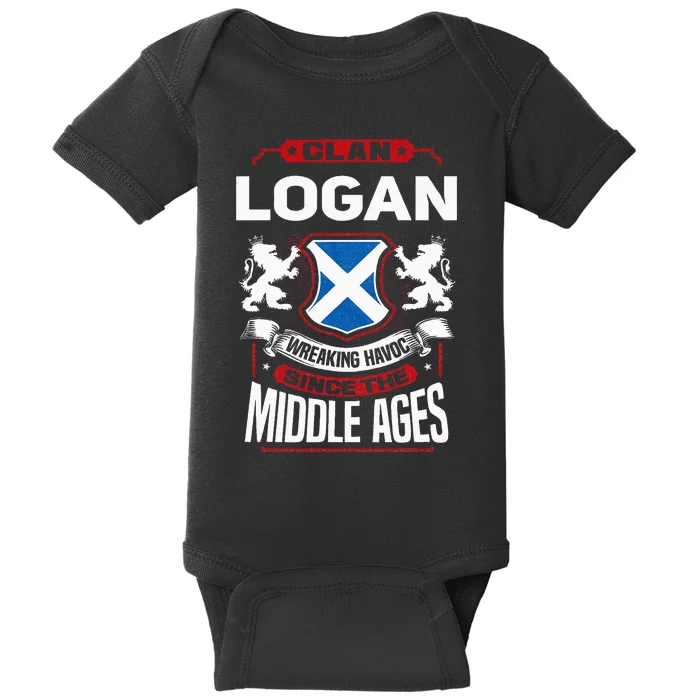 Clan Logan Scottish Surname Family Reunion Scotland Baby Bodysuit