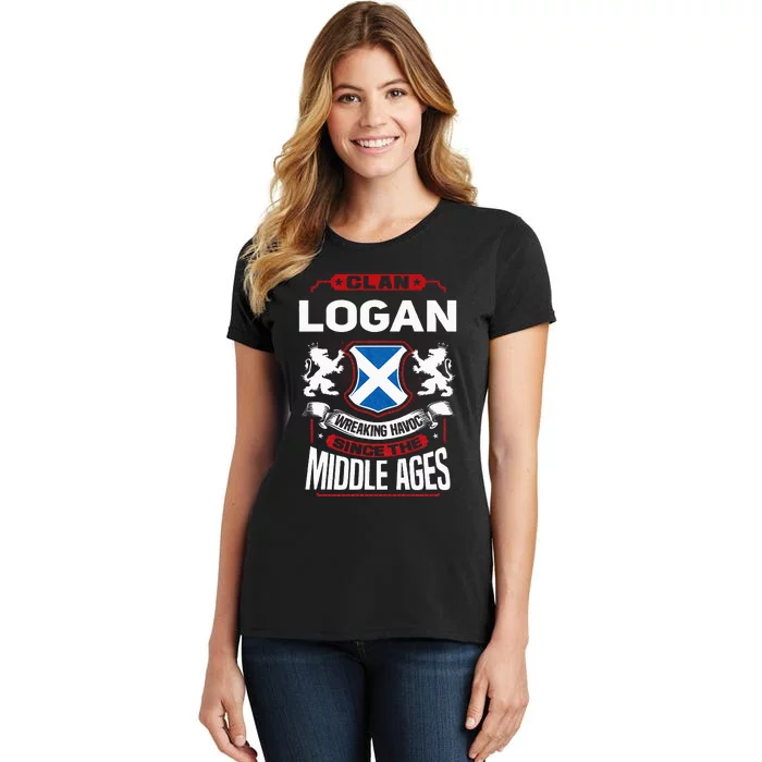 Clan Logan Scottish Surname Family Reunion Scotland Women's T-Shirt