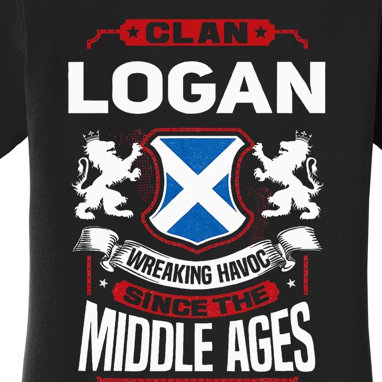 Clan Logan Scottish Surname Family Reunion Scotland Women's T-Shirt