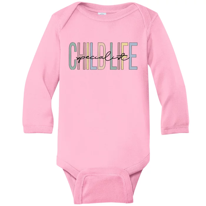 Child Life Specialist Boho Baby Long Sleeve Bodysuit