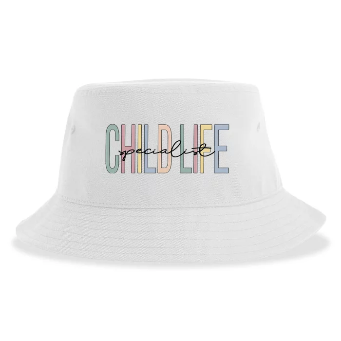 Child Life Specialist Boho Sustainable Bucket Hat