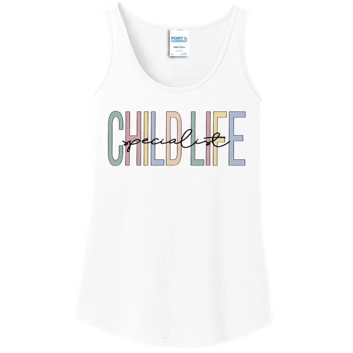 Child Life Specialist Boho Ladies Essential Tank