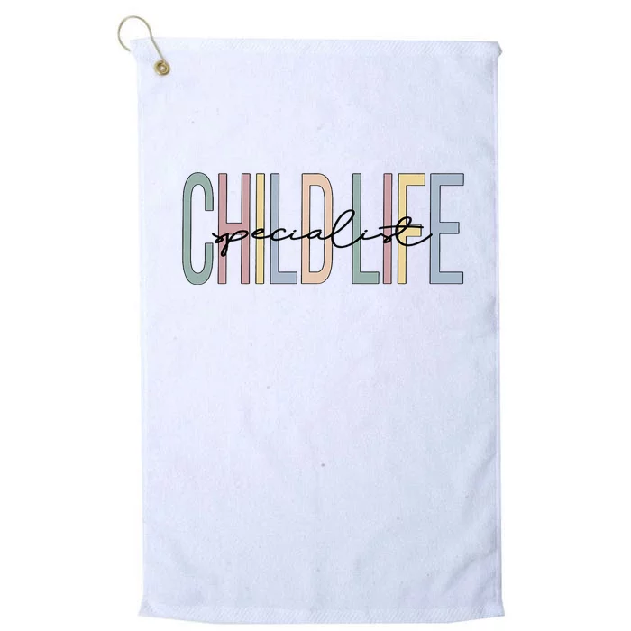 Child Life Specialist Boho Platinum Collection Golf Towel