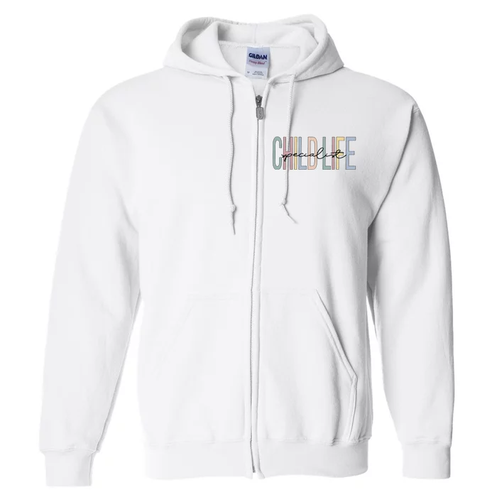 Child Life Specialist Boho Full Zip Hoodie