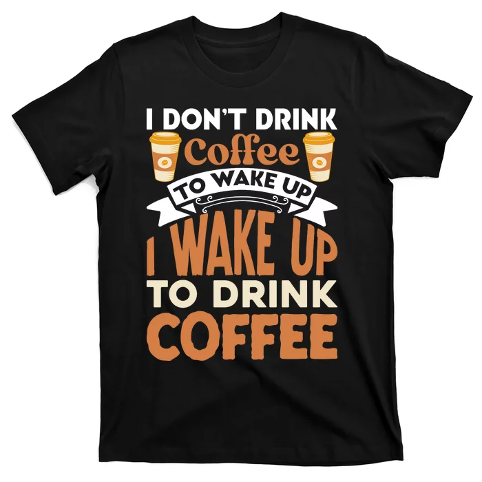 Coffee Lover Statement T-Shirt