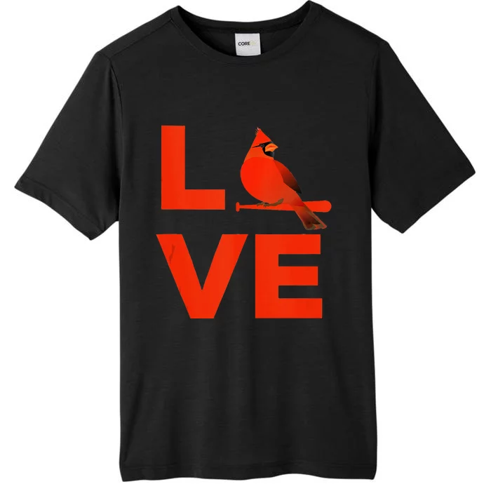 Classic Love St. Louis Missouri Baseball Fan ChromaSoft Performance T-Shirt