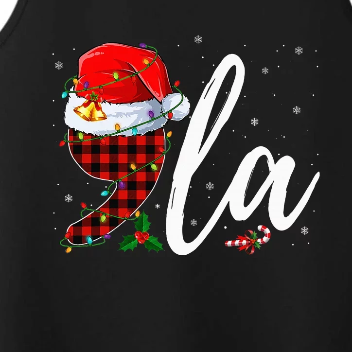 Comma La Santa Hat Kamala Harris 2024 Voting Christmas 2024 Performance Tank