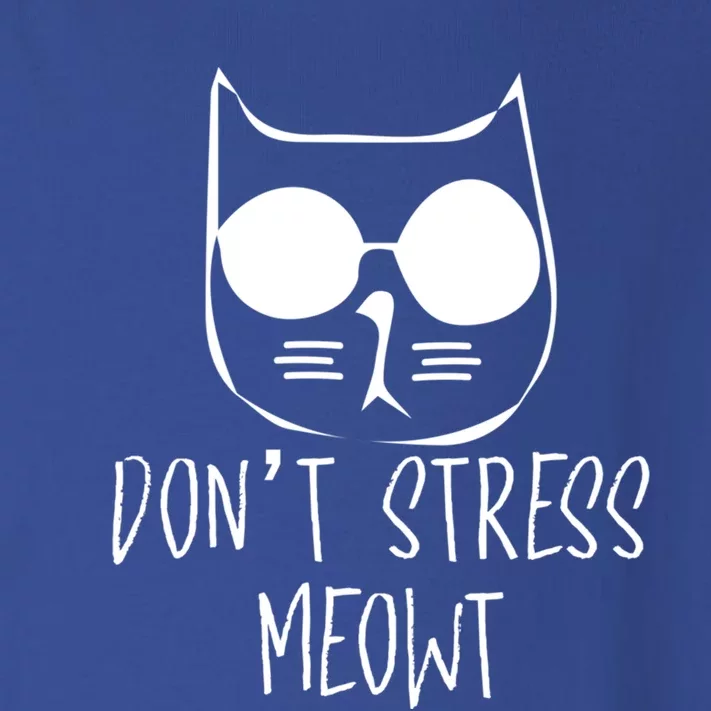 Cat Lover Store Gift Don´t Stress Meowt Cat Gift Toddler Long Sleeve Shirt