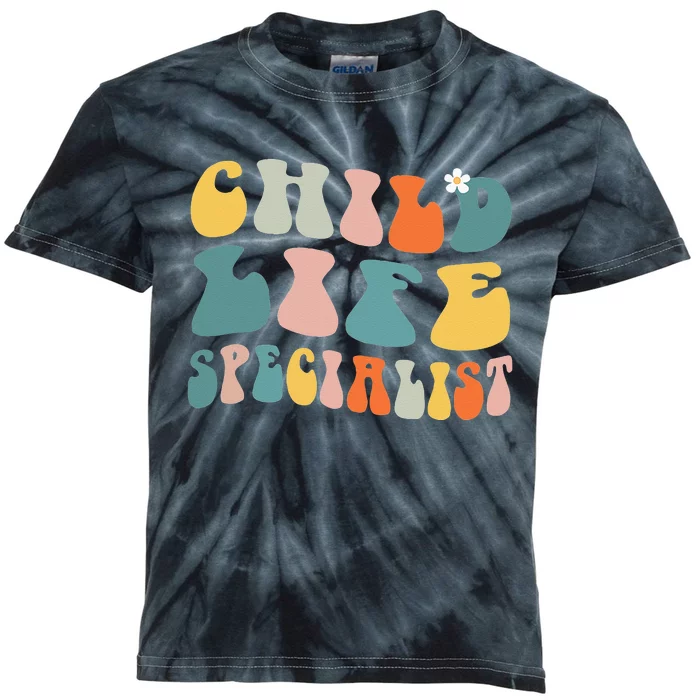 Child Life Specialist Pediatric Health Care Professional OT Kids Tie-Dye T-Shirt