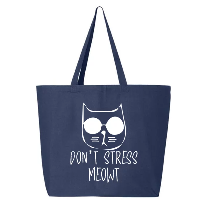 Cat Lover Store Gift Don´t Stress Meowt Cat Gift 25L Jumbo Tote