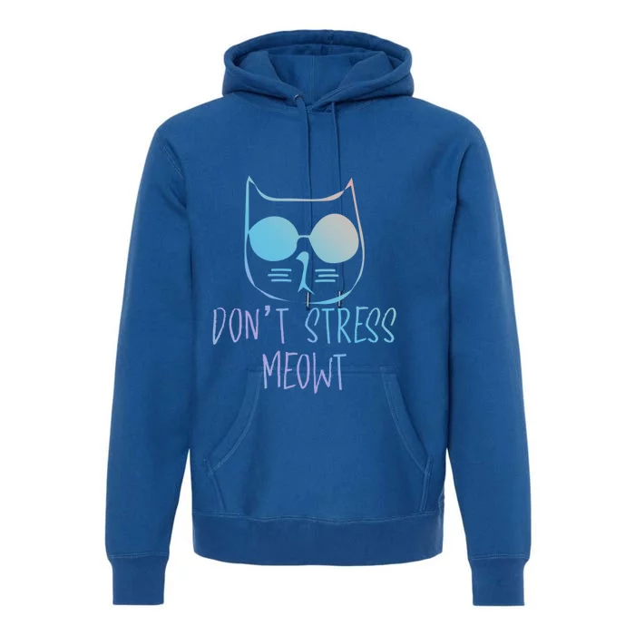 Cat Lover Store Gift Don´t Stress Meowt Cat Gift Premium Hoodie