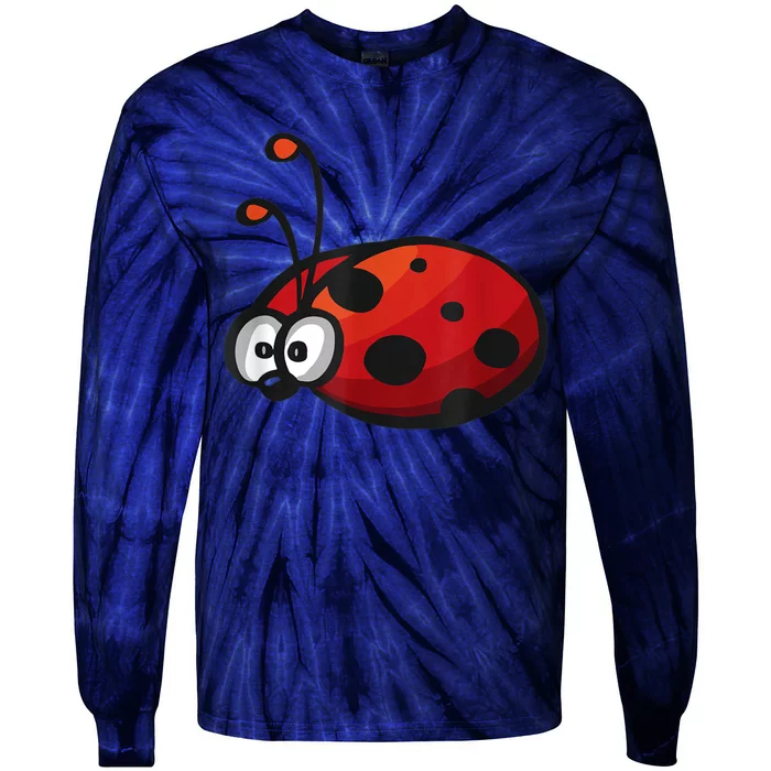 Cute Ladybug Squad I Love Ladybugs Birthday Bugs Nature Gift Tie-Dye Long Sleeve Shirt