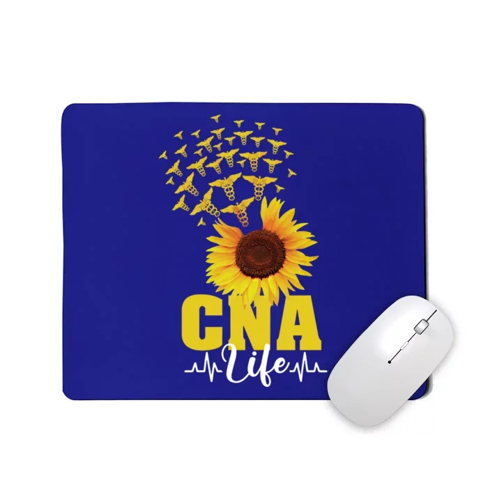 Cna Life Sunflower National Nurses Day Registered Nurse Rn Cool Gift Mousepad