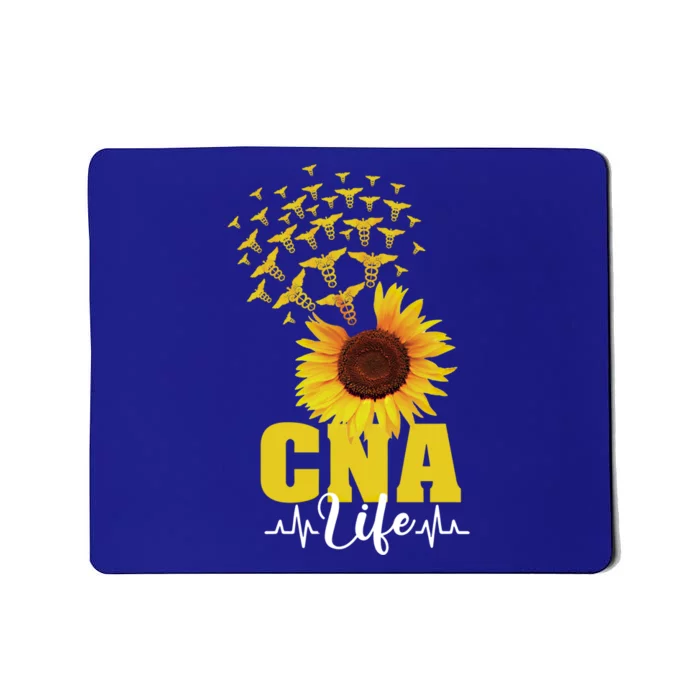 Cna Life Sunflower National Nurses Day Registered Nurse Rn Cool Gift Mousepad