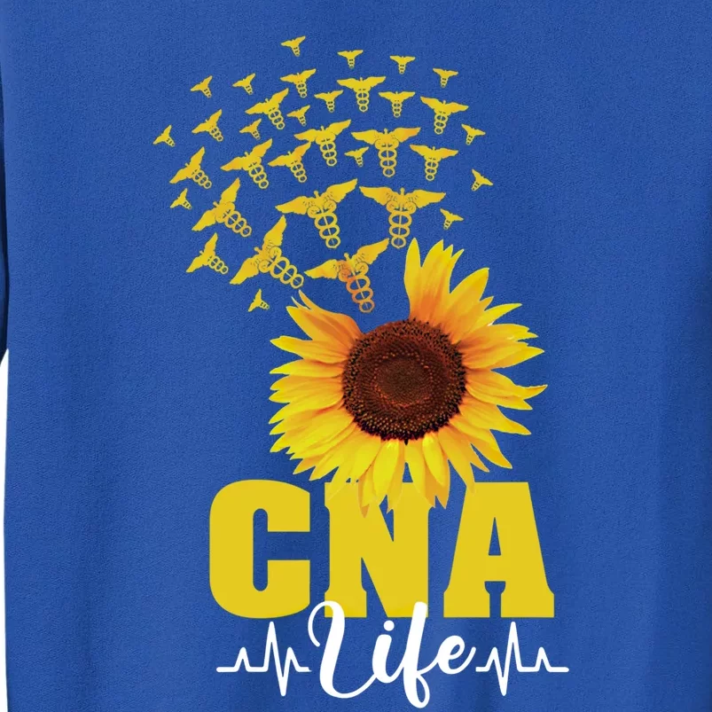 Cna Life Sunflower National Nurses Day Registered Nurse Rn Cool Gift Tall Sweatshirt