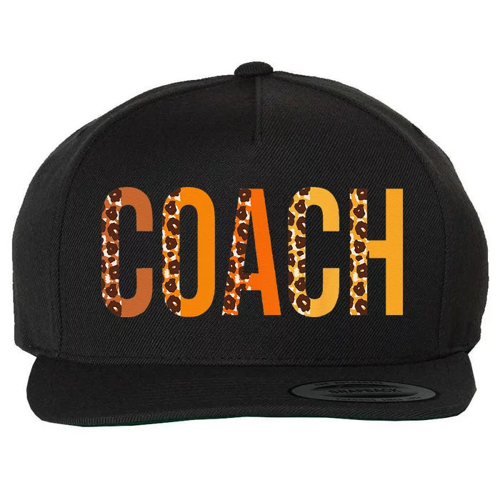 Coach Leopard Squad Cute Fall Autumn Lovers Thanksgiving Wool Snapback Cap