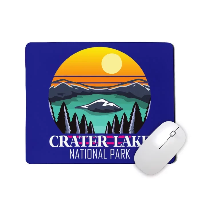 Crater Lake Souvenir National Park Hiking Nature Mousepad