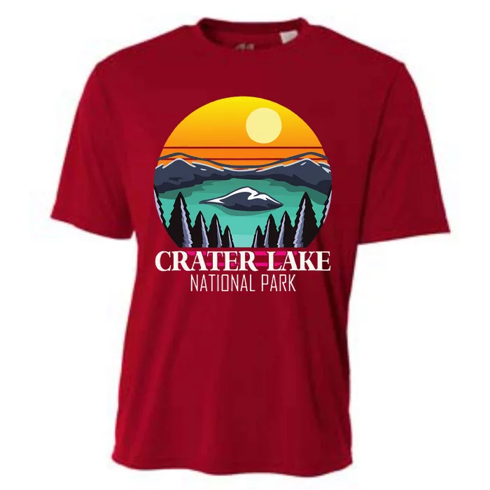 Crater Lake Souvenir National Park Hiking Nature Cooling Performance Crew T-Shirt