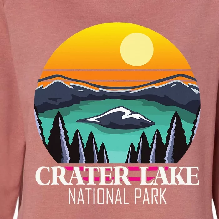 Crater Lake Souvenir National Park Hiking Nature Womens California Wash Sweatshirt