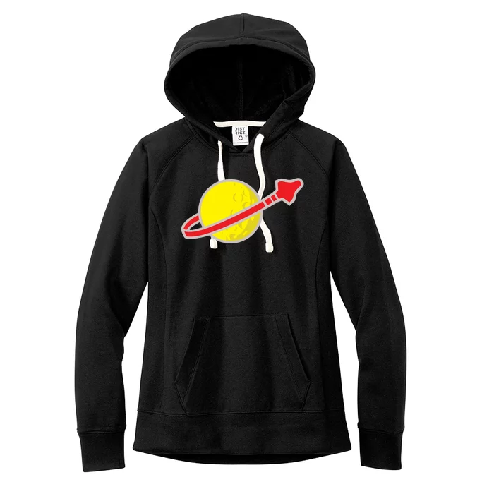 Classic Lego Spaceman Rocket Women's Fleece Hoodie