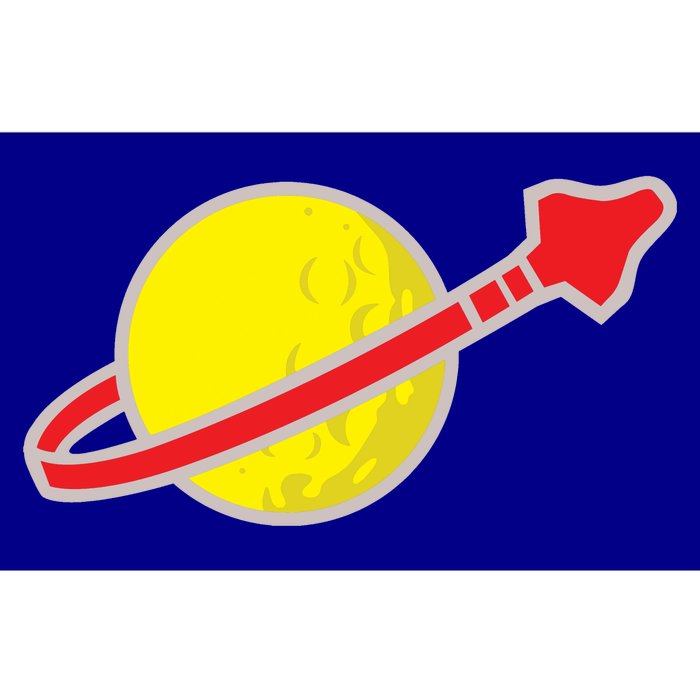 Classic Lego Spaceman Rocket Bumper Sticker