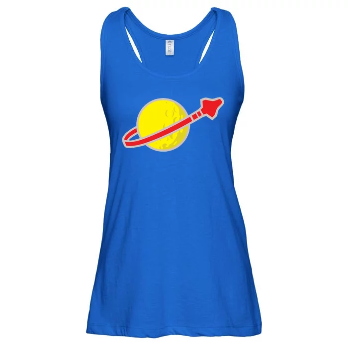 Classic Lego Spaceman Rocket Ladies Essential Flowy Tank