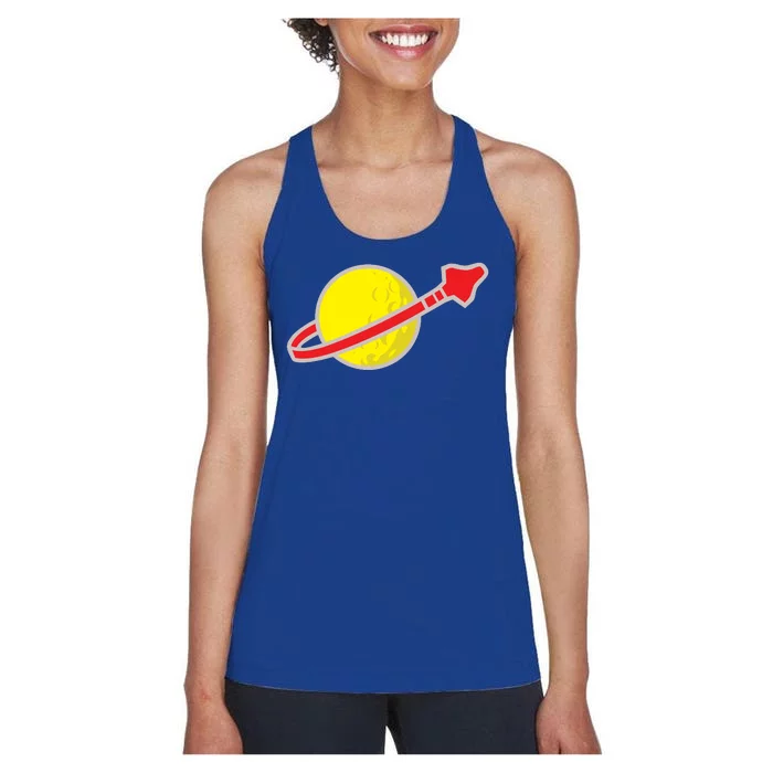 Classic Lego Spaceman Rocket Women's Racerback Tank