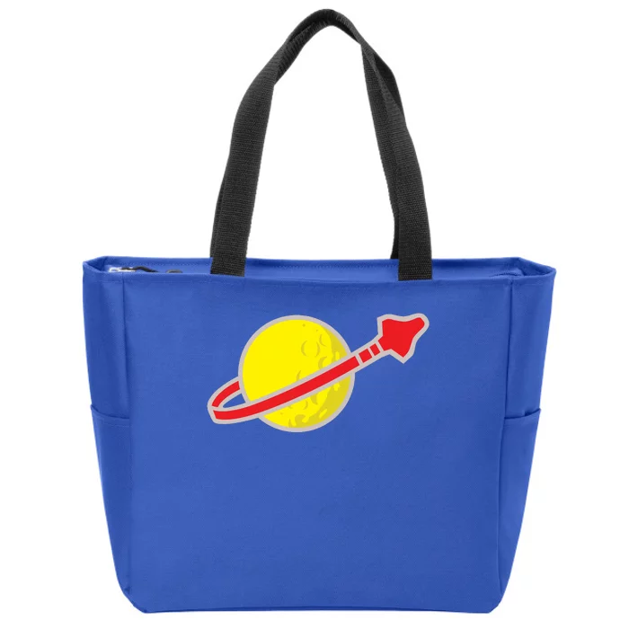 Classic Lego Spaceman Rocket Zip Tote Bag