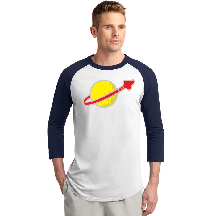 Classic Lego Spaceman Rocket Baseball Sleeve Shirt