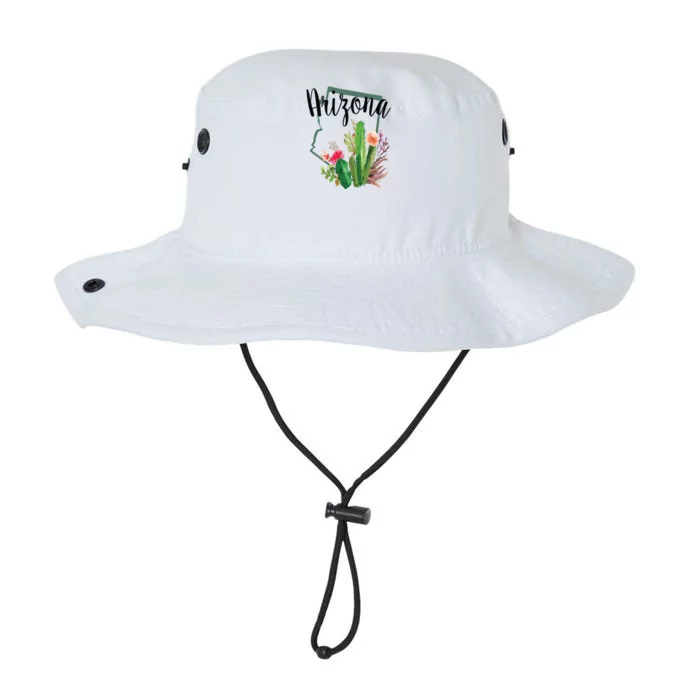 Cute Love State Of Arizona Blooming Cactus Flowers Gift Legacy Cool Fit Booney Bucket Hat