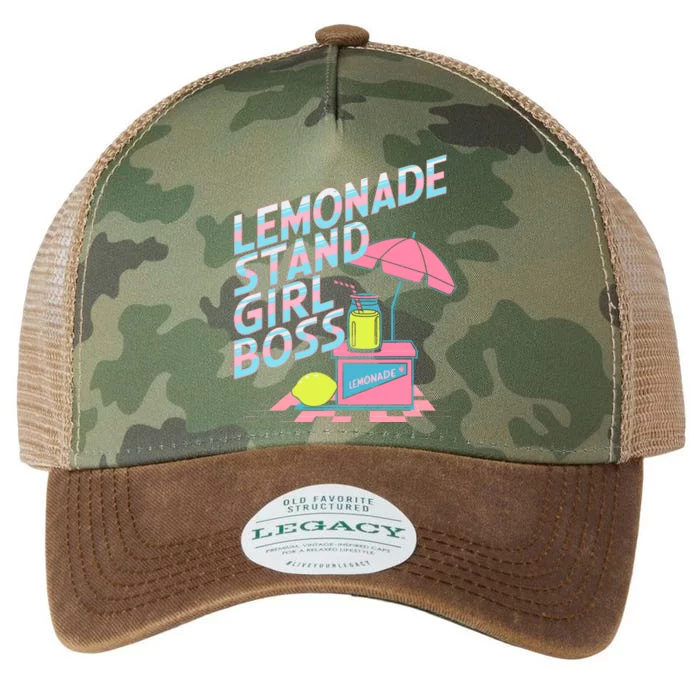 Cute Lemonade Stand Girl Boss Lemonade Stand Girl Legacy Tie Dye Trucker Hat