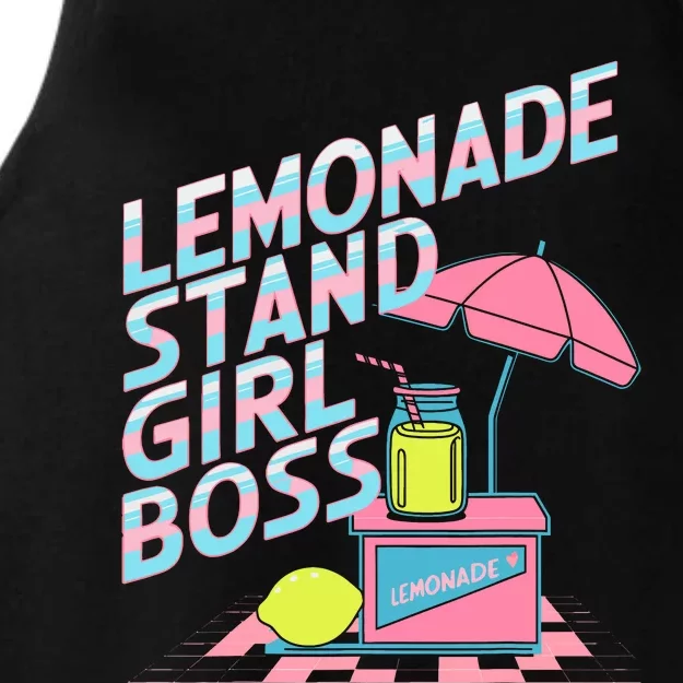 Cute Lemonade Stand Girl Boss Lemonade Stand Girl Ladies Tri-Blend Wicking Tank