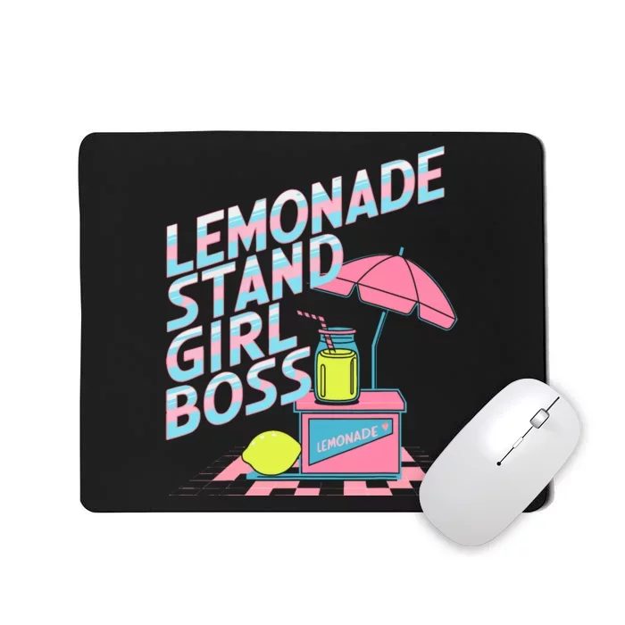 Cute Lemonade Stand Girl Boss Lemonade Stand Girl Mousepad