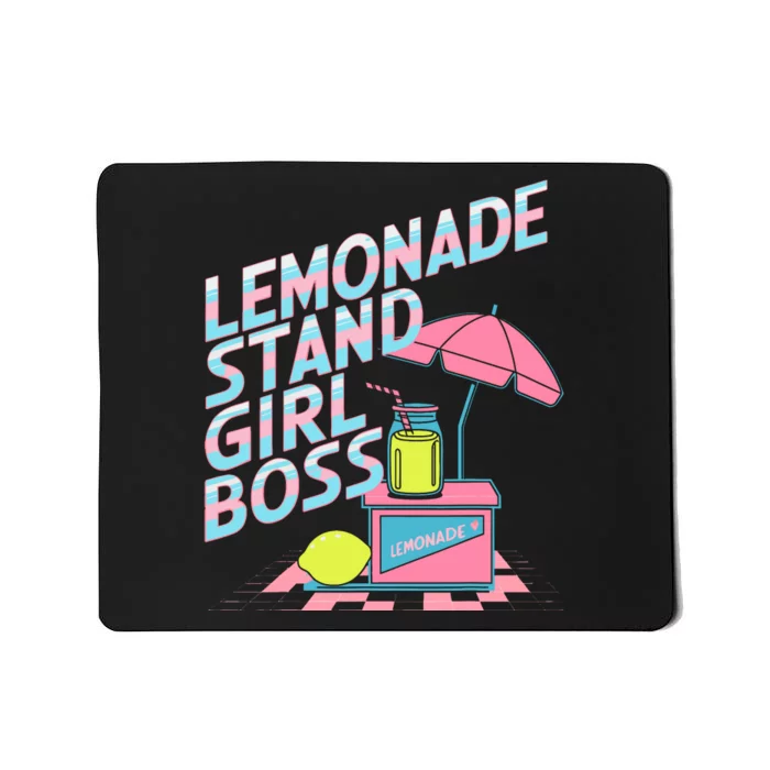 Cute Lemonade Stand Girl Boss Lemonade Stand Girl Mousepad