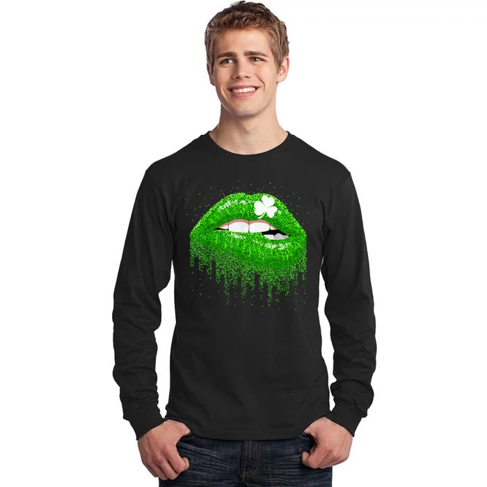 Clover Lips St.Patrick's Day Tall Long Sleeve T-Shirt