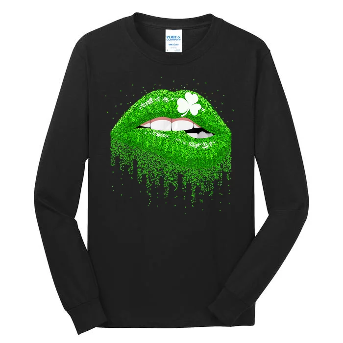 Clover Lips St.Patrick's Day Tall Long Sleeve T-Shirt