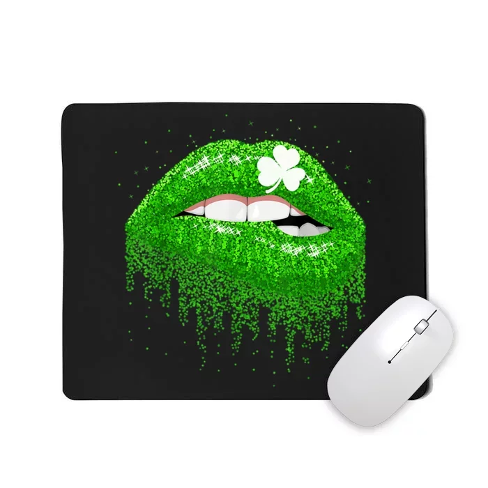 Clover Lips St.Patrick's Day Mousepad