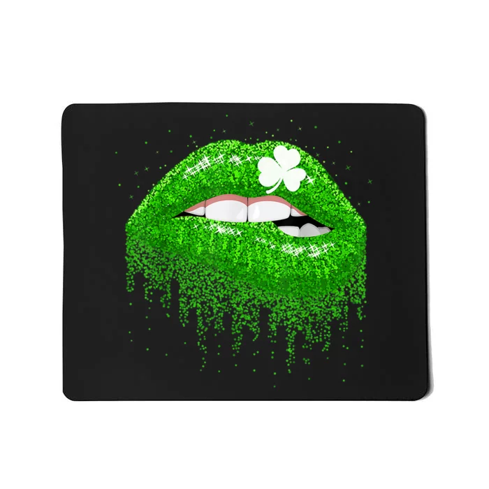 Clover Lips St.Patrick's Day Mousepad