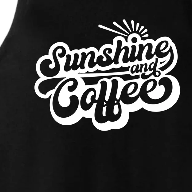 Coffee Lover Summer Vibes Vacay Mode Sunshine And Coffee Cool Gift Ladies Tri-Blend Wicking Tank