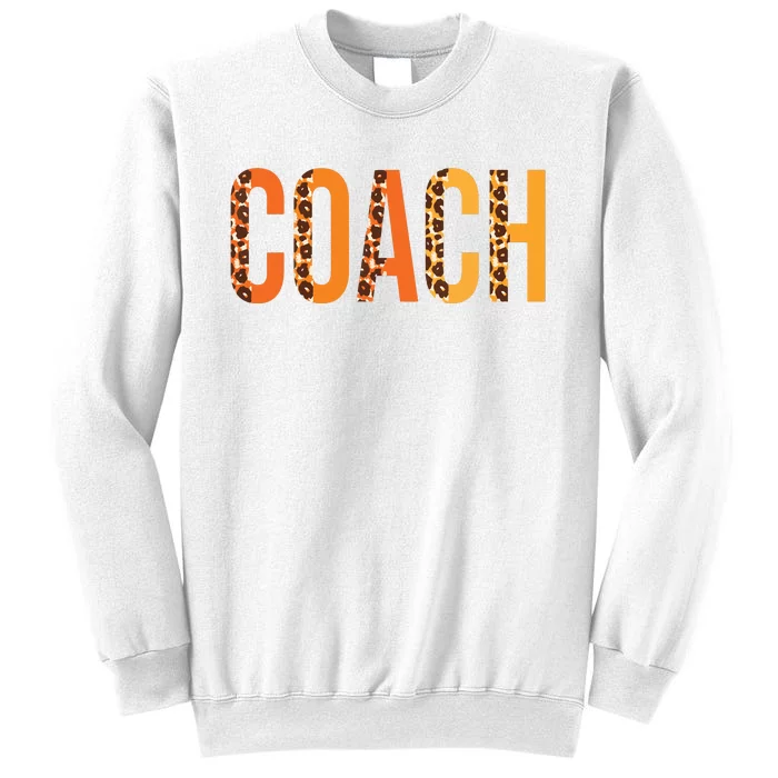 Coach Leopard Squad Cute Fall Autumn Lovers Thanksgiving Sweatshirt