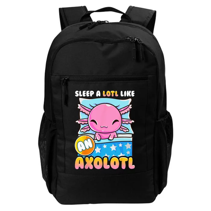 Cute Lazy Sleeping Axolotl Lover Nap Sleep Daily Commute Backpack