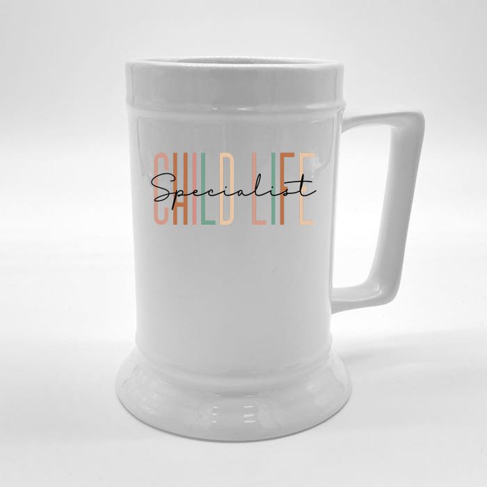 Child Life Specialist Best Childlife Specialist Front & Back Beer Stein