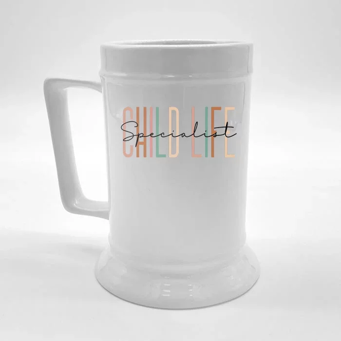 Child Life Specialist Best Childlife Specialist Front & Back Beer Stein