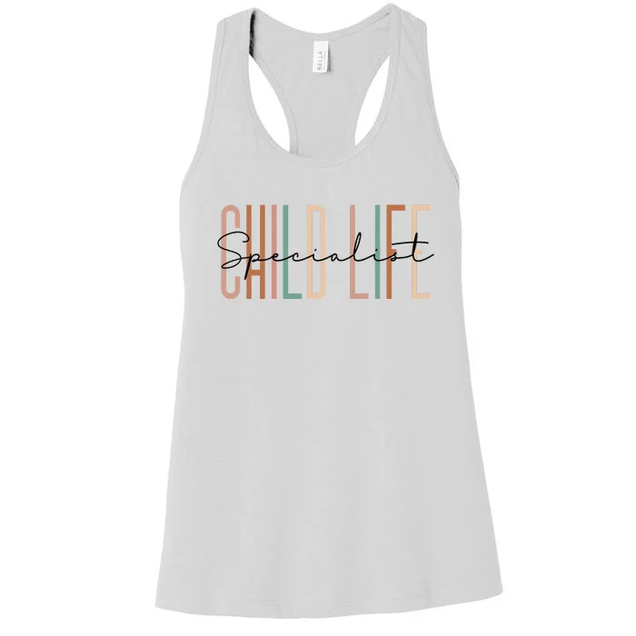 Child Life Specialist Best Childlife Specialist Women's Racerback Tank