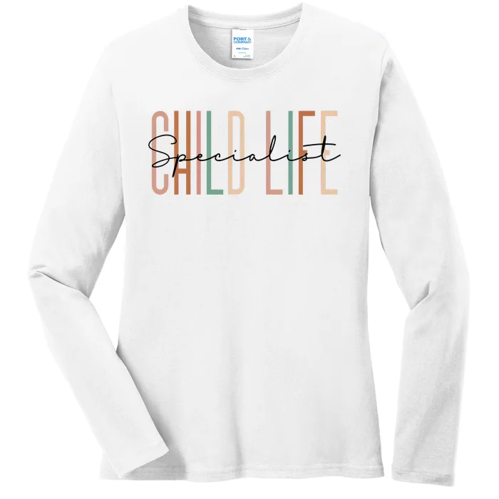 Child Life Specialist Best Childlife Specialist Ladies Long Sleeve Shirt