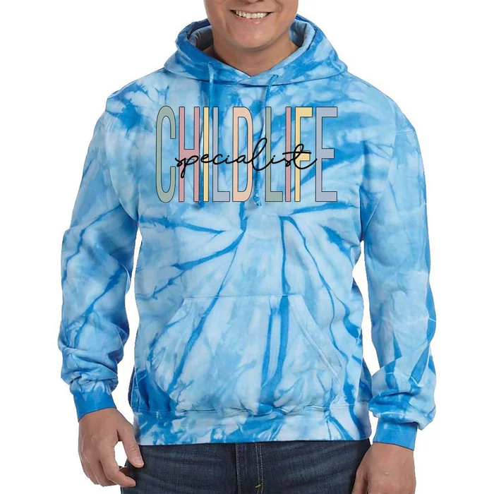 Child Life Specialist Boho Tie Dye Hoodie